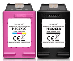 TiskajPoceni Hp 302XL komplet zamjenska tinta - crna XL + boja XL - VIŠE Tinte