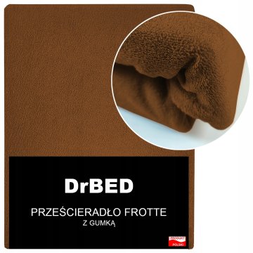 BE Plahta od mekog frotira 90 x 200, debela, smeđa, lakirana