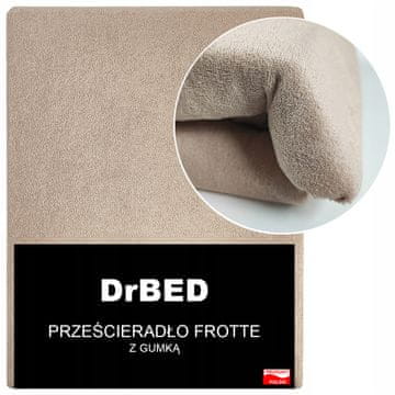 BE Frotir plahta debljine 180 x 200, izdržljiva bež boja, polirana