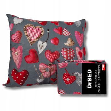 BE Pamučna posteljina 160x200 Set posteljine za Valentinovo 2x Jastučnica 70x80