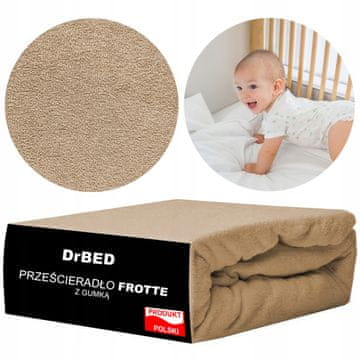 BE Plahta s elastičnim uloškom za dječji krevetić 120x60, otporna na grudvice, prozračna