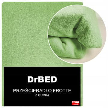 BE Frotirni plahta s uzorkom 180x200, zelena, prozračna, mekana, lakirana
