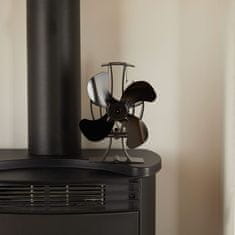 VonHaus kamin ventilator, aluminij, crna (2500460)