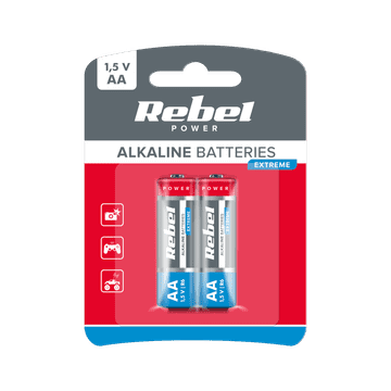 Rebel Alkalne baterije Vipow Extreme AA