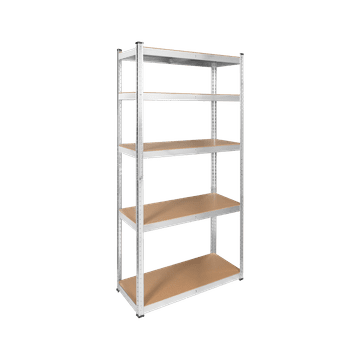 Metalni stalak za odlaganje 180x90x40 srebrni Rebel