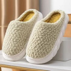 VIVVA® Zimski i topli protuklizni papuče za kuću (Gorušičasta, 36/37) | COZYSTEPS
