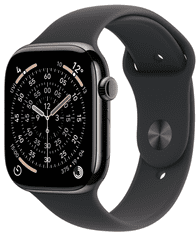 Apple Pametni sat Watch Series 11, GPS + Cellular, 42 mm + S/M remen, titan (Slate Titanium) (MF8R4WF/A)