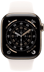 Apple Pametni sat Watch Series 11, GPS + Cellular, 42 mm + M/L remen, zlatno-titanijsko (MF8X4WF/A)