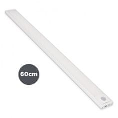 Ksix Sophia LED rasvjeta sa senzorom, punjiva litijska baterija, 60cm, bijela