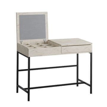 Woody Fashion Stol za šminkanje LINDA, boja Travertine