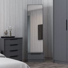 Woody Fashion Stol za šminkanje KALE LUXE SOFT - 4803, antracit