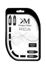 slomart Kabel 2RCA-2RCA 0.5m Kruger&Matz