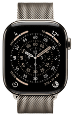 Apple Pametni sat Watch Series 11, GPS + Cellular, 42 mm + remen, S/M, Prirodni milanski (MF8P4WF/A)