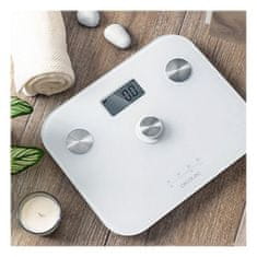 Cecotec Kupaonička Digitalna Vaga EcoPower 10100 Full Healthy LCD 180 kg Bijela Staklo