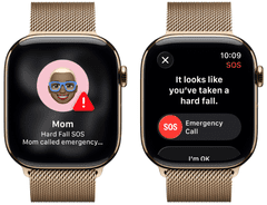 Apple Pametni sat serije 11, GPS + Cellular, 42 mm + remen, zlatni milanski (MF8Y4WF/A)
