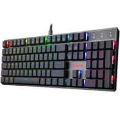 Redragon Apas K535-KB igraća tipkovnica, žičana, mehanička, RGB
