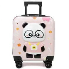 LIVEFY dječji kofer Panda 36 × 44 cm, ružičasta