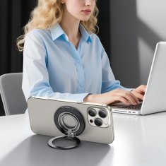 Tech-protect Ring MagSafe držač za mobitel na prst, crni