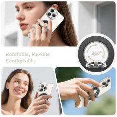 Tech-protect Ring MagSafe držač za mobitel na prst, crni
