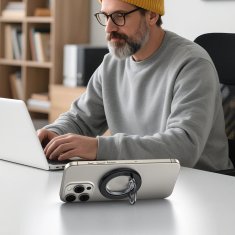 Tech-protect Ring MagSafe držač za mobitel na prst, crni