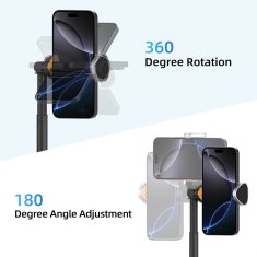 Tech-protect L09S Bluetooth selfie štap s stativom, crna
