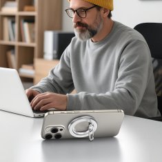 Tech-protect Ring MagSafe držač za mobitel na prst, srebrni
