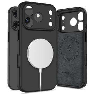 Tech-protect Silicone MagSafe maska za iPhone 17 Pro, crna