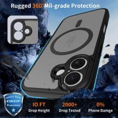 Tech-protect BasicMag MagSafe maska za iPhone 17, crna