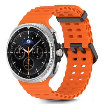 Tech-protect Iconband Pro remen za Samsung Galaxy Watch 8 / Classic (40/44/46mm), sunburst orange