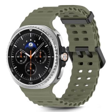Tech-protect Iconband Pro remen za Samsung Galaxy Watch 8 / Classic (40/44/46mm), army green