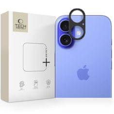 Tech-protect CamAlloy Fit zaštitno staklo za kameru za iPhone 17, crno