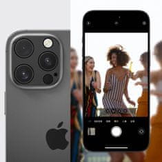 Tech-protect CamAlloy Fit zaštitno staklo za kameru za iPhone 17, crno