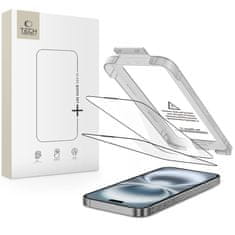 Tech-protect Quick Set 2x zaštitno staklo za iPhone 17, crno