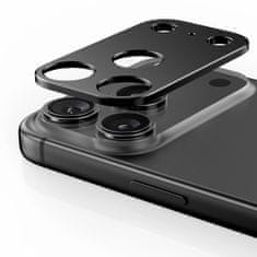 Tech-protect CamAlloy Fit zaštitno staklo za kameru za iPhone 17 Pro Max, crno