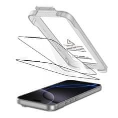 Tech-protect Quick Set 2x zaštitno staklo za iPhone 17 Pro Max, crno
