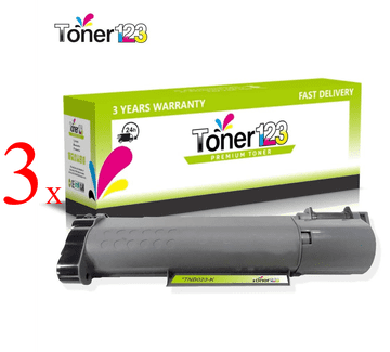 Toner123 Komplet Brother TN-B023 / HL B2080, DCP B7520, MFC B7715 zamjenski toneri (3) - 3 × crna