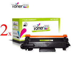 Toner123 Komplet Brother TN-2510 XL / DCP - L2620, L2627, L2660, L2665 / HL - L2400, L2445, L2447 / MFC - L2800, L2827, L2860 zamjenski toneri (2) - 2 × crna XL