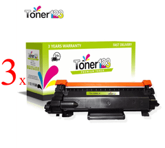 Toner123 Komplet Brother TN-2590 XL / DCP - L2600, L2622, L2640 / HL - L 2402, L2442, L2460 / MFC - L2802, L2862, L2922 zamjenski toneri (3) - 3 × crna XL