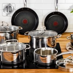 Tefal Duetto+ set posuđa od 8 dijelova, 16/20/24/24 cm + poklopac (G719S855)