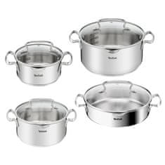 Tefal Duetto+ set posuđa od 8 dijelova, 16/20/24/24 cm + poklopac (G719S855)