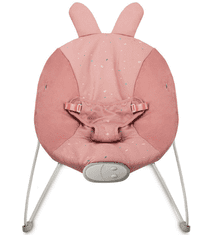 MoMi Sjajna dječja ljuljačka, 8 melodija, 3 razine vibracije, roza