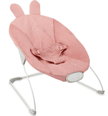 MoMi Sjajna dječja ljuljačka, 8 melodija, 3 razine vibracije, roza