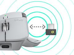 Logitech MX Master 4 miš, bežični, sivi (910-007563)