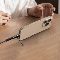 Ksix Ultrabrzi kabel za punjenje sa stalkom, 60W, USB-C na USB-C, pleteni, 1.0m