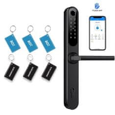 BOT Pametna kvaka TTLock H1 crna 85 mm