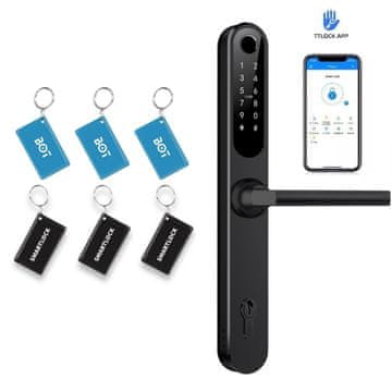 BOT Pametna kvaka TTLock H1 crna 85 mm