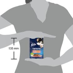 Felix Fantastična mokra hrana za mačke, losos u želeu, 26x85g