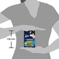 Felix Fantastična mokra hrana za mačke, zec u želeu, 26x85g