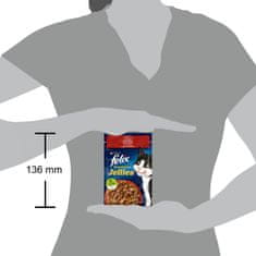 Felix Fantastična mokra hrana za mačke, govedina s rajčicama u želeu, 26x85g