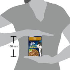 Felix Fantastična mokra hrana za mačke, piletina s mrkvom u želeu, 26x85g
